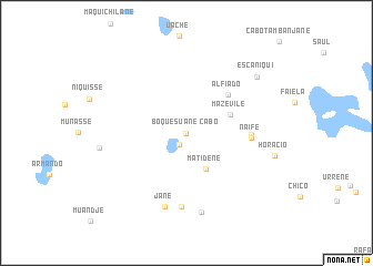 map of Cabo Boquesuane